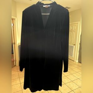Black Velvet Elegant Coat